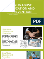 Drug Abuse Education and Prevention