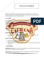 Instructivo de Sostenimiento