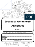 Grammar Worksheet: Adjectives