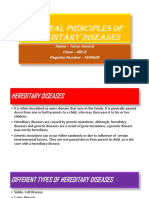 General Principles of Hereditary Diseases
