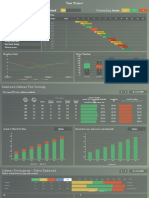 0032 Powerpoint Project Management Dashboard Template 16x9