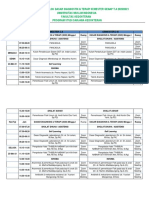 Jadwal Kuliah Blok DDT