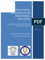 Structural Analysis of An Industrial Building