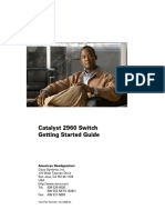 Cisco Catalyst 2960 24- And 48-Port Switches Getting Started Guide