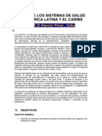 Crisis de Los Sistemas de Salud de America Latina y El Caribe