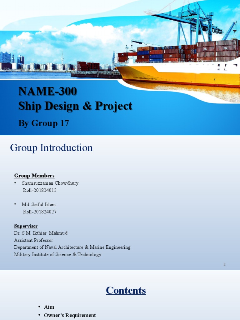 Container Ship Design Overview | PDF | Naval Architecture | Hull ...