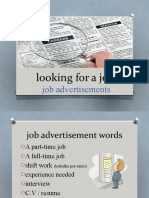 Applying-For-A-Job-Job - Vocabulary