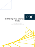 KNIME Big Data Extensions User Guide: KNIME AG, Zurich, Switzerland Version 4.3 (Last Updated On 2020-09-29)