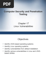 Computer Security and Penetration Testing: Linux Vulnerabilities