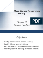 Computer Security and Penetration Testing: Incident Handling