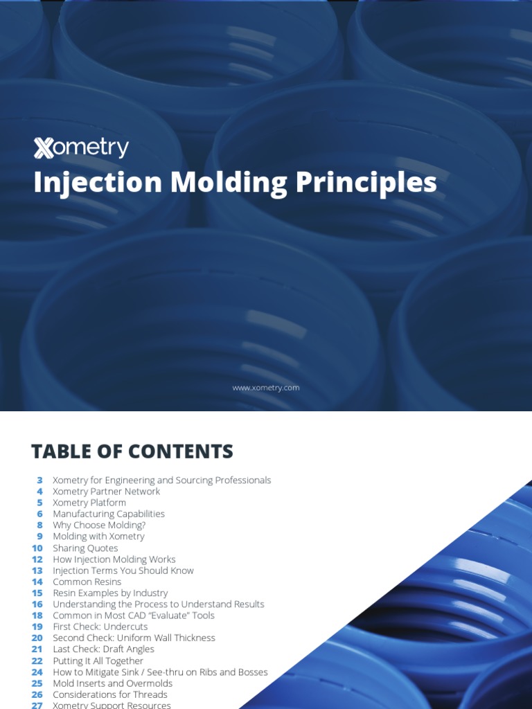Injection Molding Principles Guide | PDF | 3 D Printing | Industries