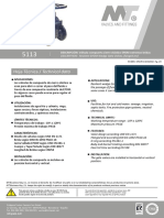 Hoja Técnica / Technical Data: DESCRIPCIÓN: Válvula Compuerta Cierre Elástico EPDM Extremos Bridas