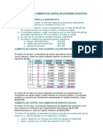 Caso de Analisis: Aumento de Capital en Sociedad Colectiva:: A B C D E F G H