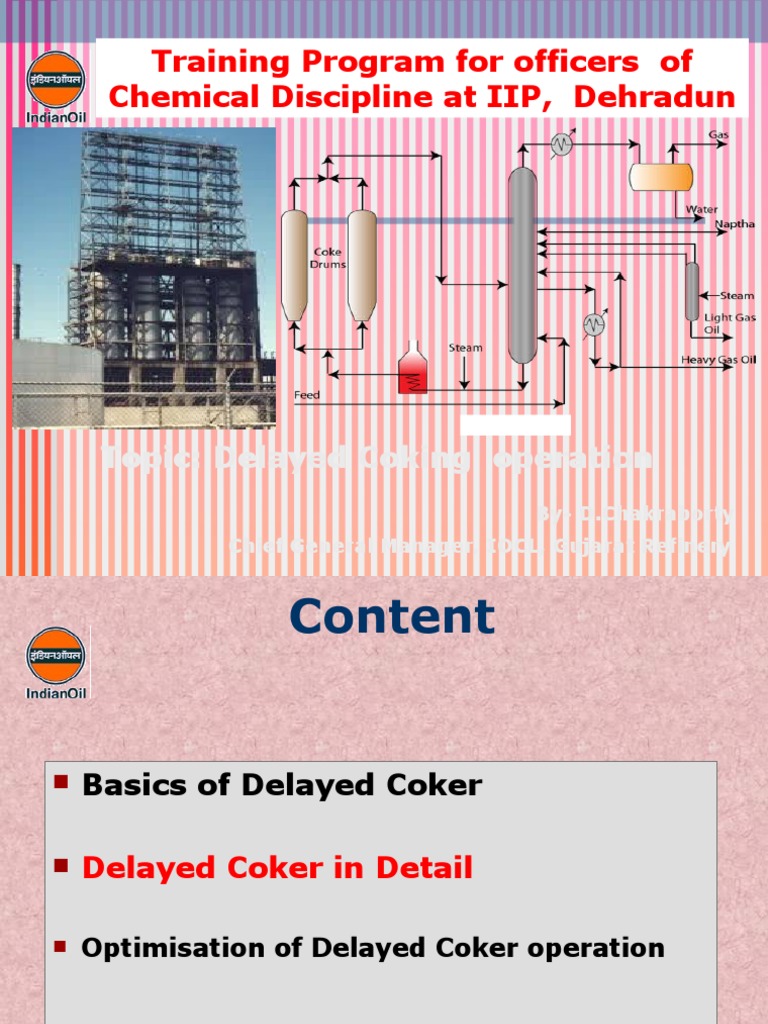 Optimizing Delayed Coking Operations | PDF | Chemical Processes ...