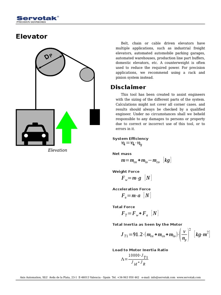 Elevator Thang Máy Pdf Transmission Mechanics Elevator