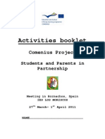 Activities Booklet: Comenius Project
