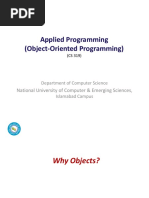 Chapter 3 - Object Oriented Programming