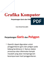 Grafika Komputer: Perpotongan Garis Dan Poligon