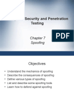 Computer Security and Penetration Testing: Spoofing