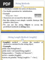 String Methods