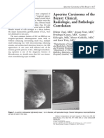 apocrine carcinoma of the breast clin rad path