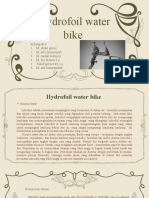 Hydrofoil Water Bike