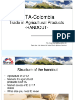 EFTA-Colombia Agricultural Trade Guide
