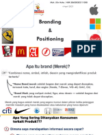 BRANDING POSITIONING