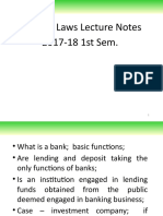 Banking Laws Lecture Notes