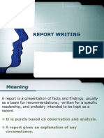 Technical Report Writing Report Writing