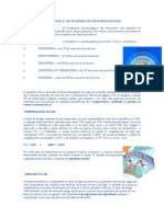 Atmosfera e Os Fenômenos Meteorológicos