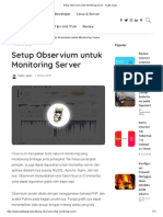 Bahan Setup Observium Untuk Monitoring Server - Kadek Jayak