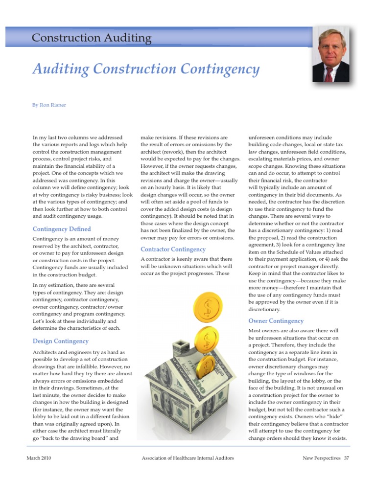 Construction Auditingby Ron Risner | PDF | Architect | Construction ...