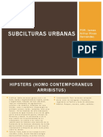 Subculturas Urbanas