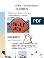 Chapter One: Introduction To Survey Engineering