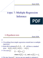 Topic 7 Multiple Regression - Inference