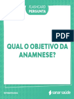 Objetivo da anamnese odontológica