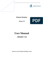 Deluxe-70 Patient Monitor User Manual