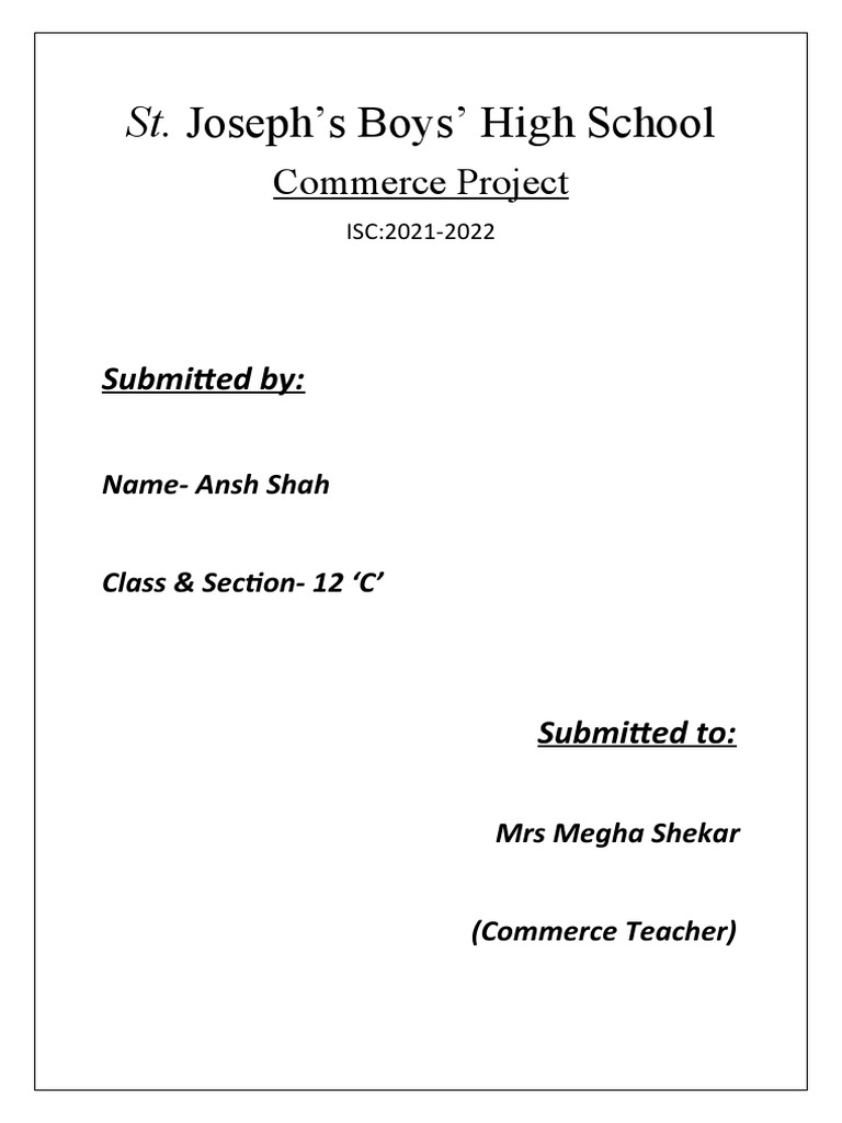 Ansh Shah-Commerce Project (1 & 3) | PDF | Headphones | Smartwatch