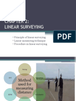 Linear Surveying: Principle of Linear Surveying Linear Measuring Technique Procedure in Linear Surveying