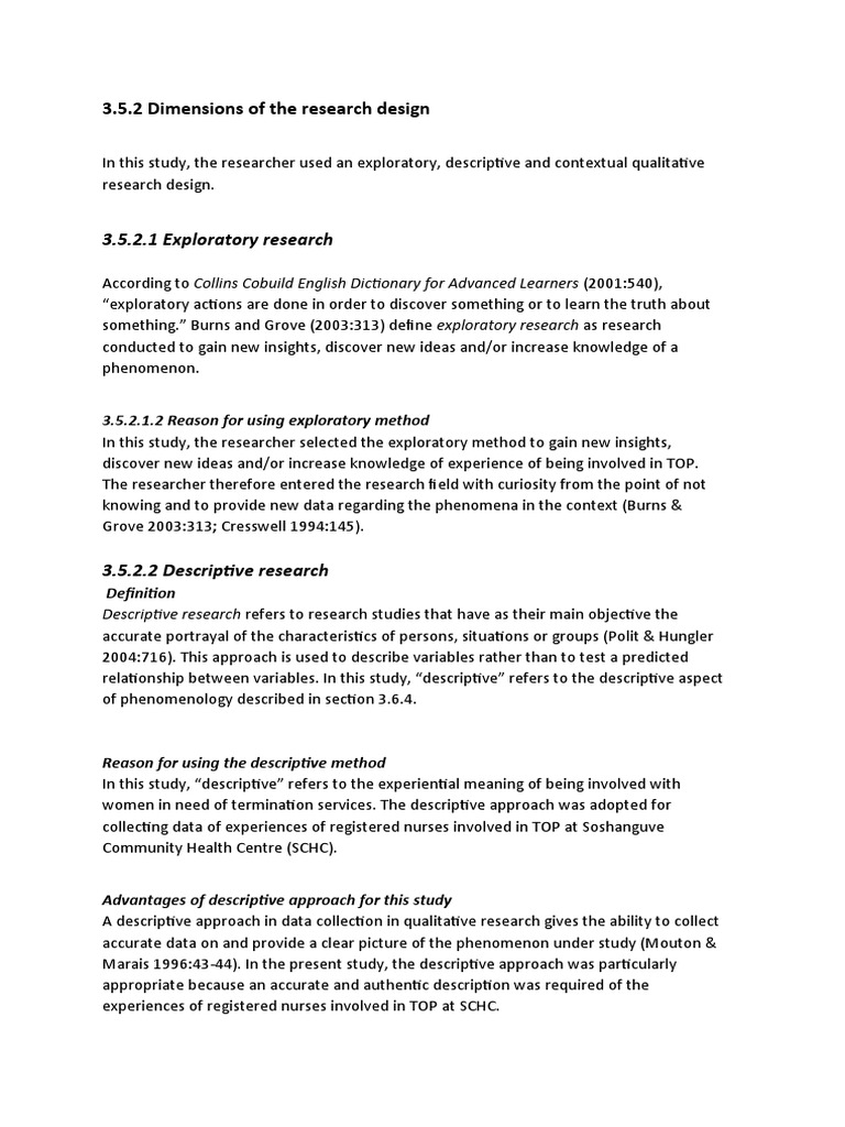 Research Design Dimensions Explained | PDF | Research Design ...