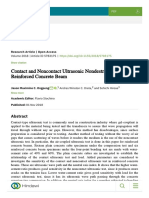 Contact and Noncontact Ultrasonic Nondestructive T