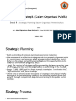 09 - Strategic Plannning Dalam Organisasi Pemerintahan