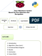 Automatic Class Attendance System Based On Face Detection and Recognition