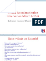 SILBA Estonian Election Observation March 6 2011
