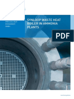 Synloop Waste Heat Boiler in Ammonia Plants: Borsig Process Heat Exchanger GMBH