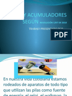 Pilas y Acumuladores Según Decreto 4741 de 2005