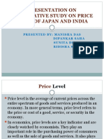 Presentation On Comparative Study On Price Level of Japan and India