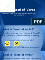 Mood of Verbs: Indicative, Imperative, Interrogative, Subjunctive, and Conditional