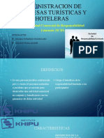 Administracion de empresas turísticas y hoteleras